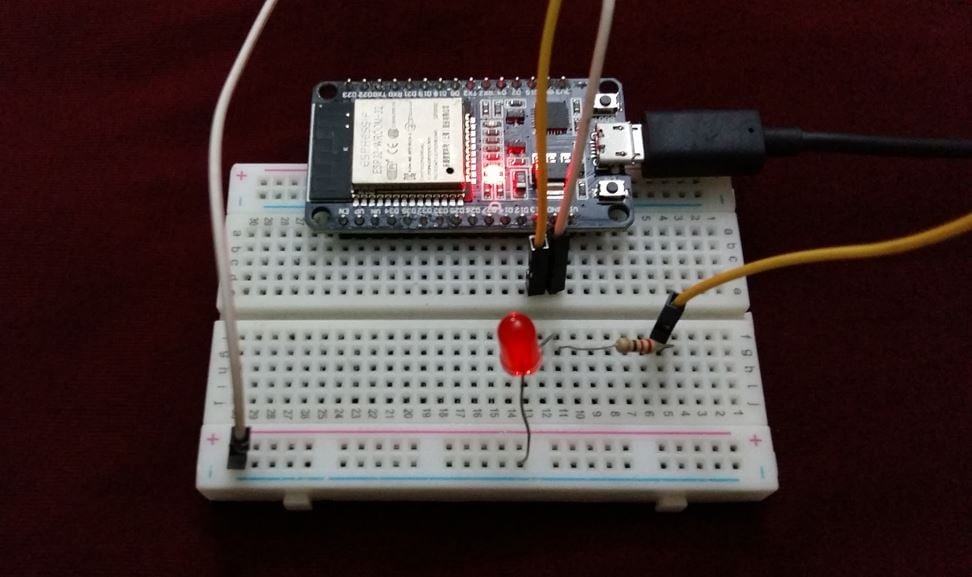 ESP32 GPIO With ESP-IDF With LED Blinking Example