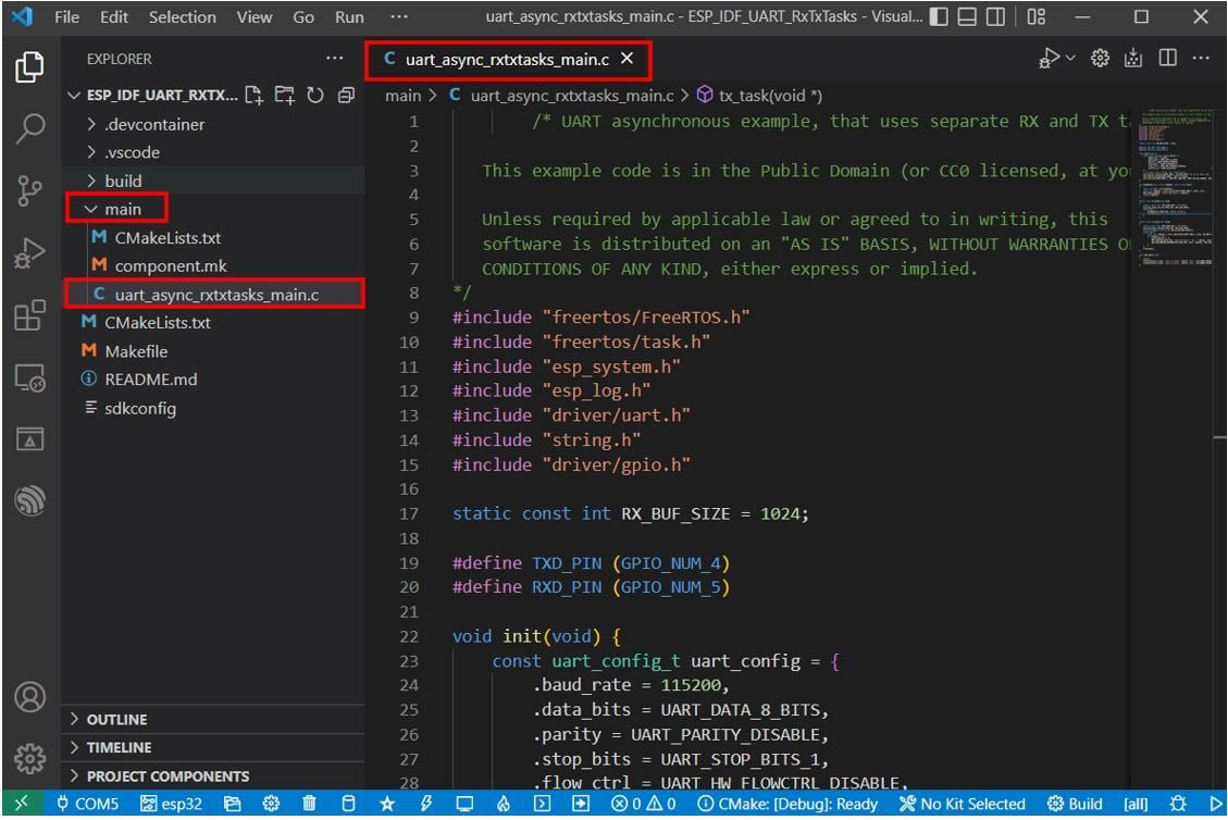Esp32 Uart Communication Using Esp Idf