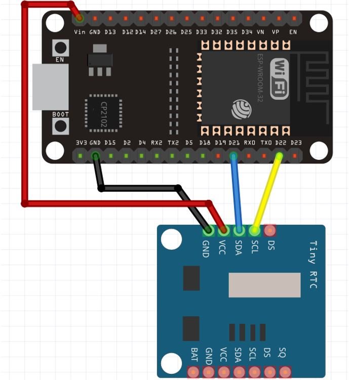 ESP32 ESP-IDF RTC Real Time Clock With DS1307